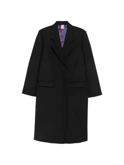Indress notched-lapel flap-pocket coat Blue V200LC
