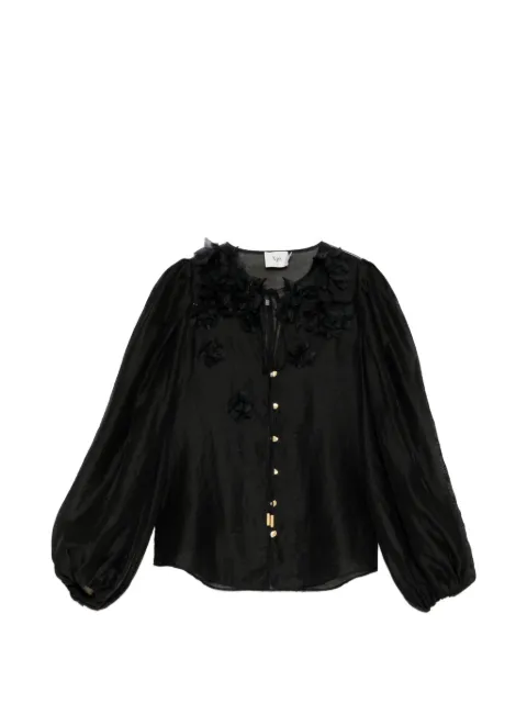 Aje Demi blouse Black 26PF1233