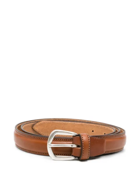 ERALDO buckle-fastening leather belt Brown 3000