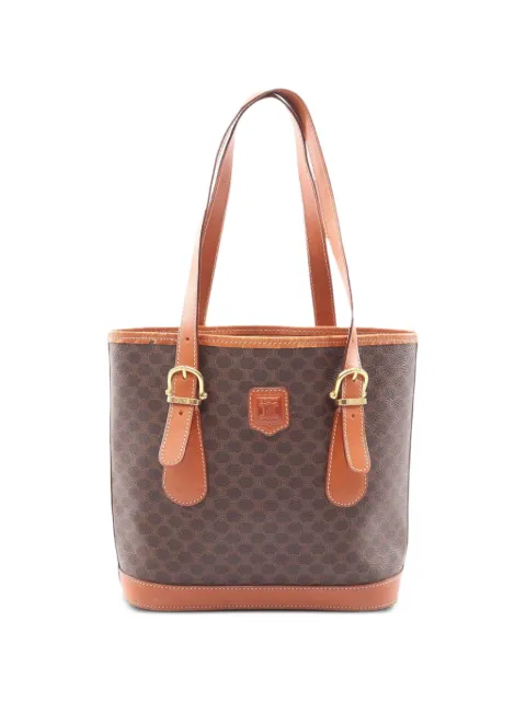 Celine Pre-Owned 1990-2000 Macadam Coated Canvas tote bag Brown AWTB1NRRJ0HGTWAZ