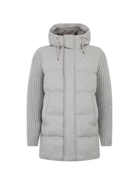 Herno hooded padded coat Grey PI001201U38087