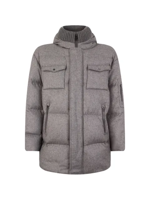 Herno hooded padded coat Grey PI001075U38087