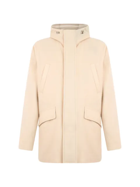 Herno hooded zip-up jacket Neutrals GC000090U38123R