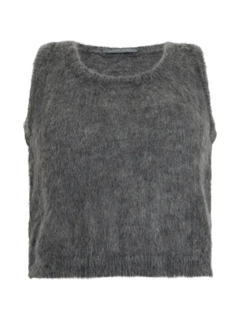 Alberta Ferretti brushed-finish vest Grey A08835103