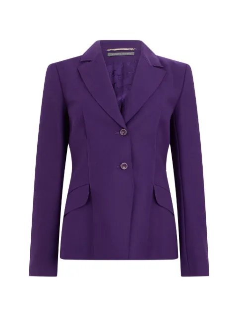 Alberta Ferretti single-breasted blazer Purple A05015136
