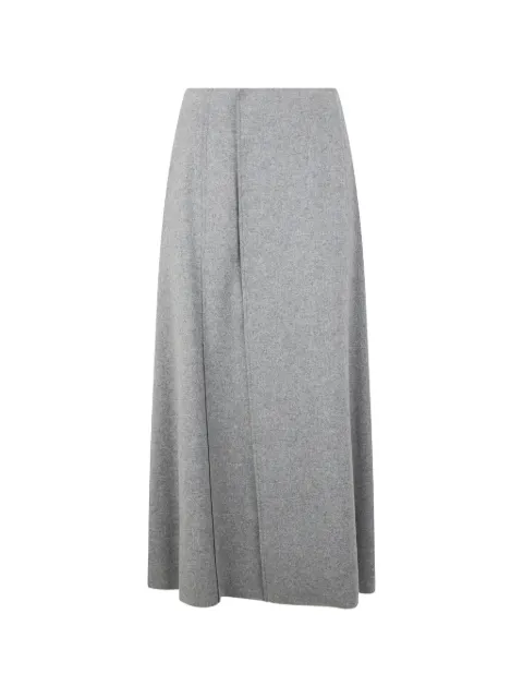 Alberta Ferretti high-waisted maxi skirt Grey A01125122
