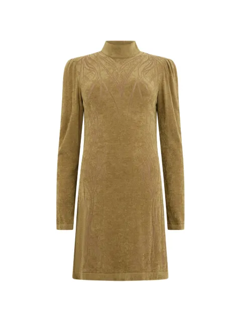 Alberta Ferretti jacquard-knit mini dress Neutrals A04916607