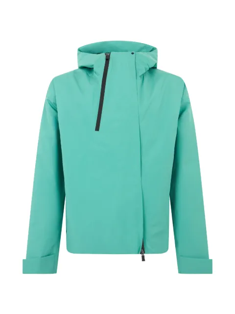 Herno zip-fastening hooded windbreaker Green GI00148UL11123
