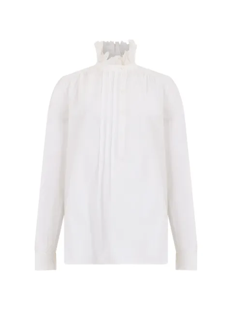Alberta Ferretti ruffled-trim blouse White S02145126