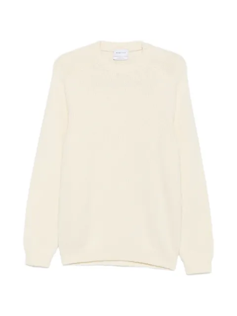 SCAGLIONE ribbed-knit raglan-sleeve sweater Neutrals UTW021