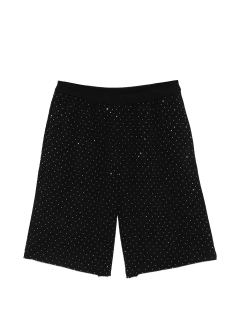 Essentiel Antwerp rhinestone-embellished shorts Black KANNON