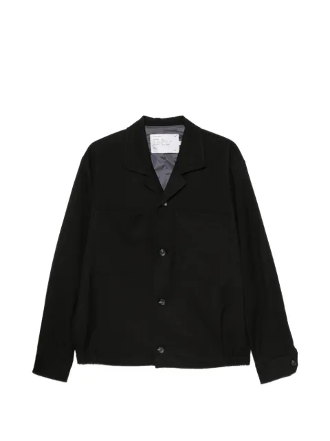 IMPERIAL button-up patch-pocket jacket Black VL41MBV