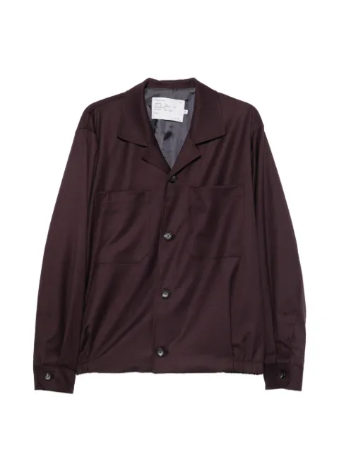 IMPERIAL elasticated-hem jacket Purple VL41MBV