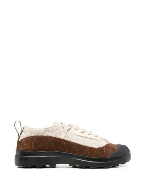 RANRA zig-zag stitched panelled sneakers Neutrals AMFW26FO3391
