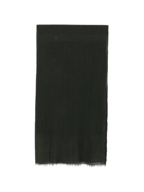 Destin Gigliomebo frayed scarf Black GIGLIOMEBO