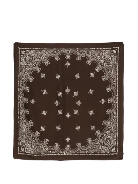 Destin paisley-print bandana scarf Brown JUCABADC