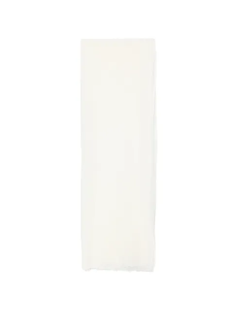 Destin frayed wool scarf Neutrals GIGLIOMEWH