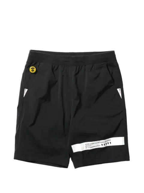 AAPE BY *A BATHING APE® logo-print chino shorts Black AAPSPM6357XXA