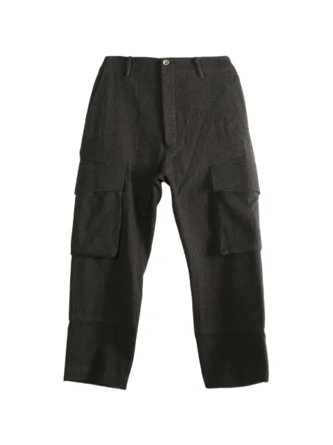 Uma Wang patch-pocket cargo pants Black UM3541