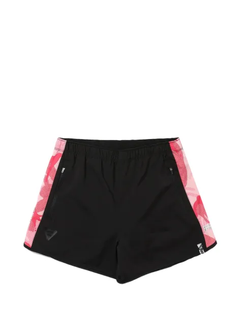 AAPE BY *A BATHING APE® AAPE+ camouflage-print track shorts Black AAPSPW6462XXB