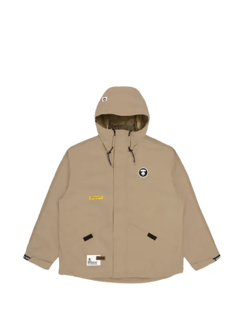 AAPE BY *A BATHING APE® Moonface hooded jacket Neutrals AAPDNM7556XXJ