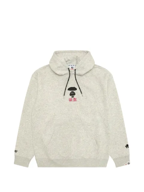 AAPE BY *A BATHING APE® Aapeunvs moonface hoodie Grey AAPSWMD312XAP