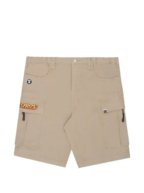 AAPE BY *A BATHING APE® Moonface pocket cargo shorts Neutrals AAPSPM6852XXI