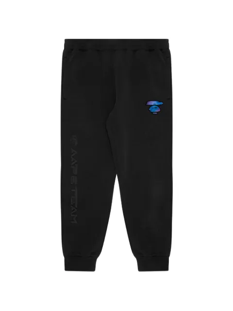 AAPE BY *A BATHING APE® Moonface elasticated-waist track pants Black AAPPTM6928XXJ