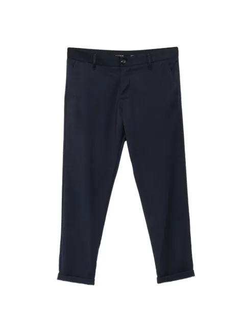IMPERIAL straight-leg turn-up trousers Blue PWB0MBV
