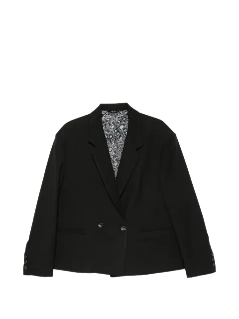 IMPERIAL double-breasted cotton jacket Black JZEJMBV