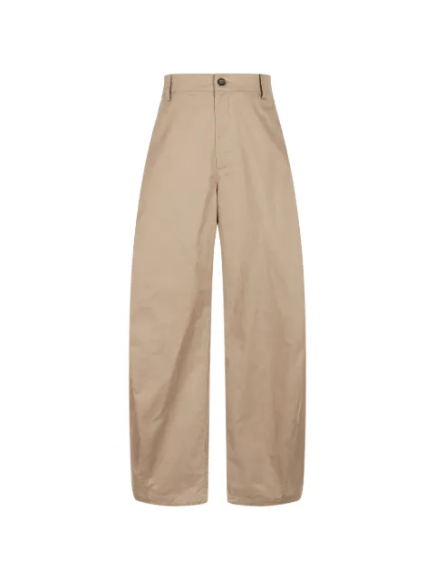 CROQUIS curved-leg oversized trousers Neutrals 9Q7E10670