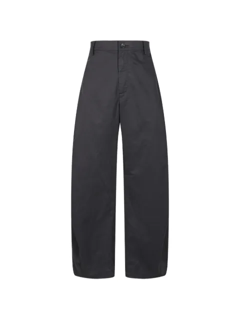 CROQUIS patch-pocket wide-leg trousers Black 9Q7E10670