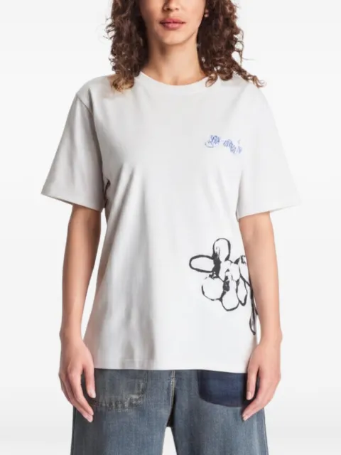 Off-White metal flowers Arrows T-shirt Grey 44MAA16MF26J009060
