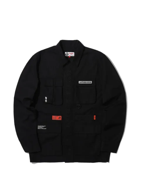 AAPE BY *A BATHING APE® cargo shirt Black AAPSTM8308XXC