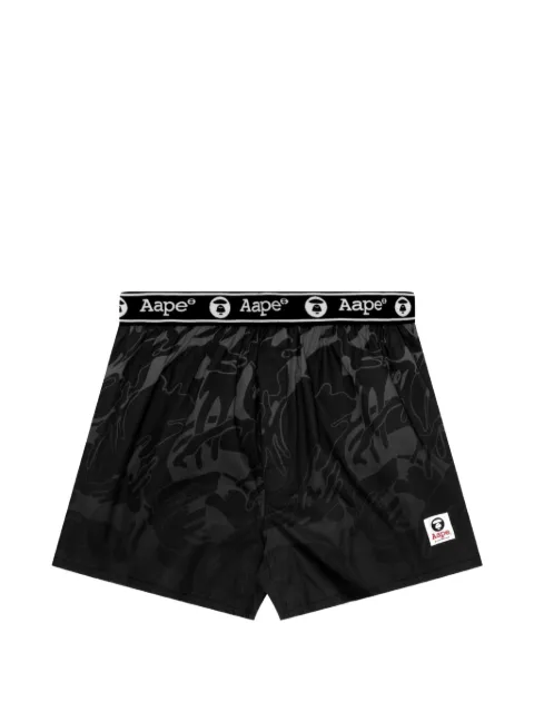 AAPE BY *A BATHING APE® Moonface gradient-camouflage boxers Black AAPUWM5154XXJ
