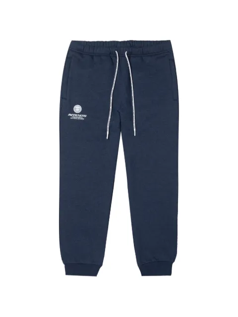 AAPE BY *A BATHING APE® Moonface pocket track pants Blue AAPPTMA627XAL