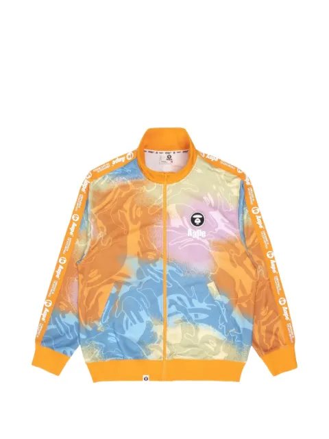 AAPE BY *A BATHING APE® Moonface camo-patterned jacket Orange AAPSWM3987XAK