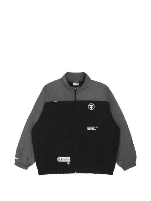 AAPE BY *A BATHING APE® Moonface panelled jacket Black AAPLJM7582XXK