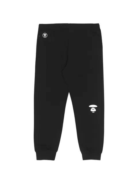 AAPE BY *A BATHING APE® Moonface fleece track pants Black AAPPTM6922XXJ