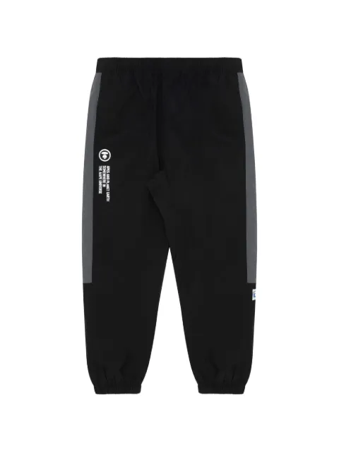 AAPE BY *A BATHING APE® Moonface panelled track pants Blue AAPPTM6955XXK