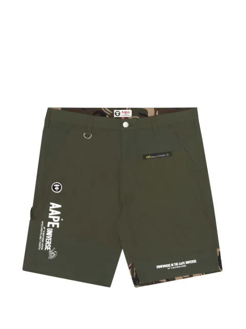 AAPE BY *A BATHING APE® panelled cargo shorts Green AAPSPM6620XXE