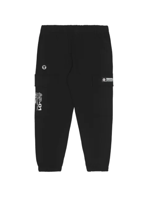 AAPE BY *A BATHING APE® Moonface cargo track pants Grey AAPPTM6934XXJ