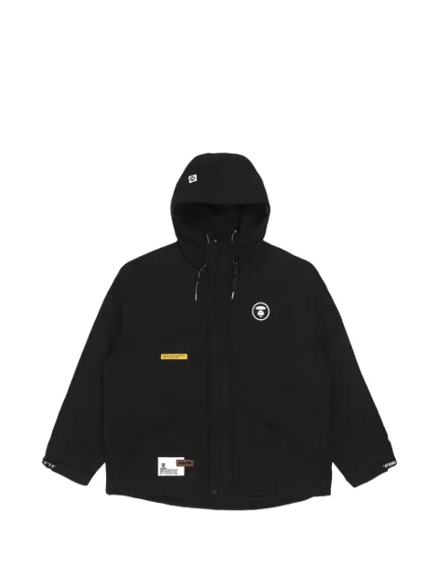 AAPE BY *A BATHING APE® Moonface hooded jacket Black AAPDNM7556XXJ
