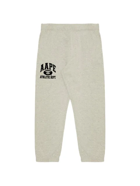 AAPE BY *A BATHING APE® Moonface-motif track pants Grey AAPPTMA639XAL
