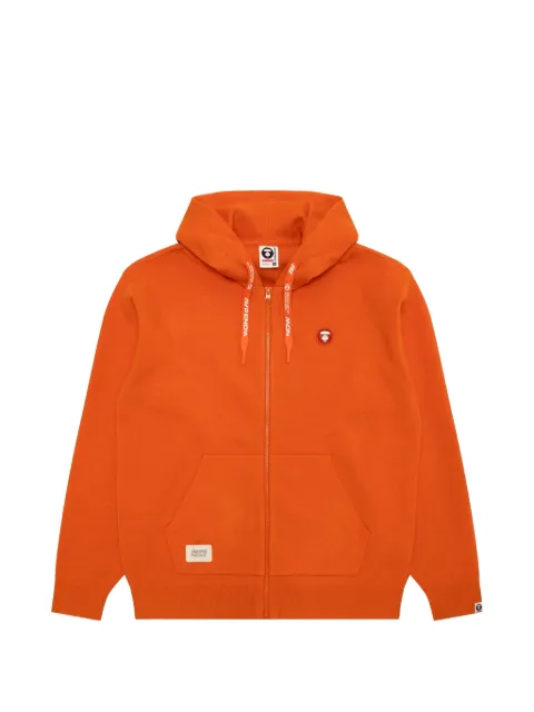 AAPE BY *A BATHING APE® Moonface zip-up hoodie Orange AAPKNMC362XXP