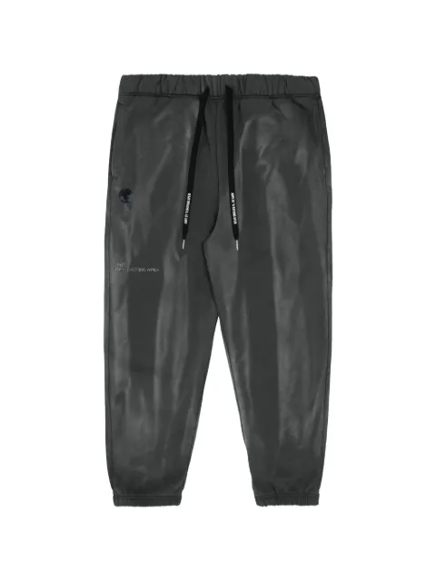 AAPE BY *A BATHING APE® Moonface tie-dye track pants Grey AAPPTM6933XXJ