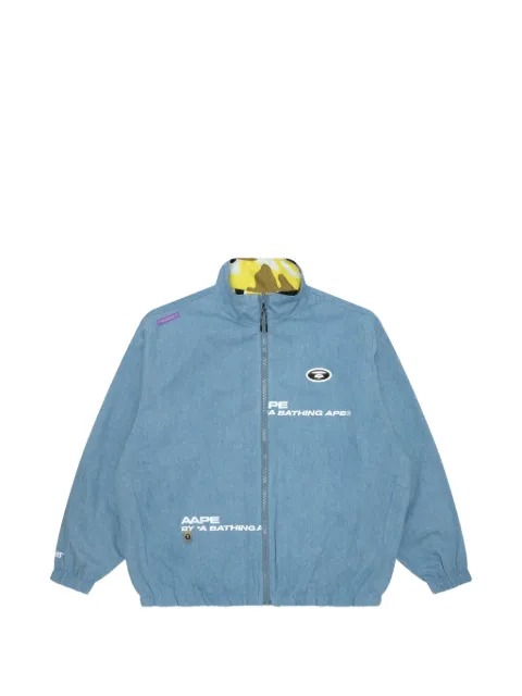 AAPE BY *A BATHING APE® Moonface reversible jacket Blue AAPLJM7614XAL