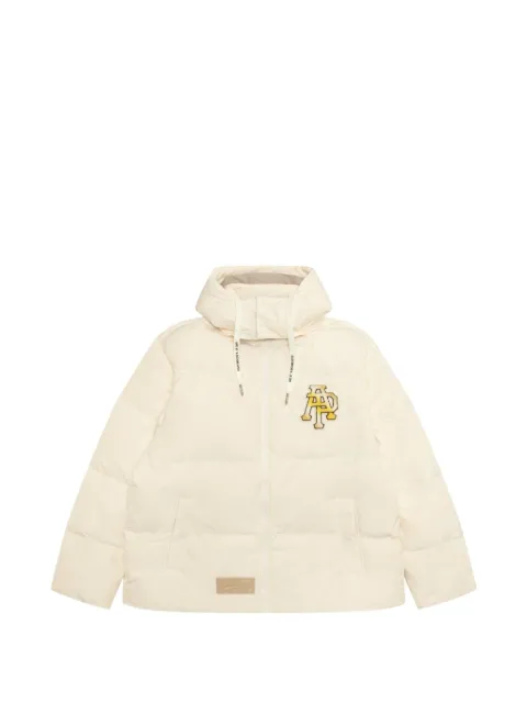 AAPE BY *A BATHING APE® logo-patch hooded jacket Neutrals AAPDNM7738XXP