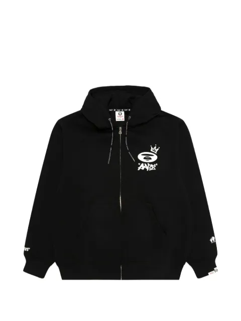 AAPE BY *A BATHING APE® AAPEUNVS Moonface hoodie Black AAPSWMD316XXP