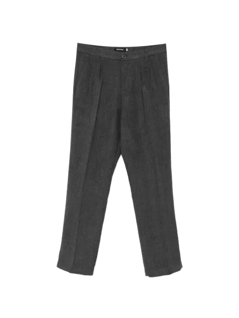 IMPERIAL pleated straight-leg trousers Grey PD3GMBJ